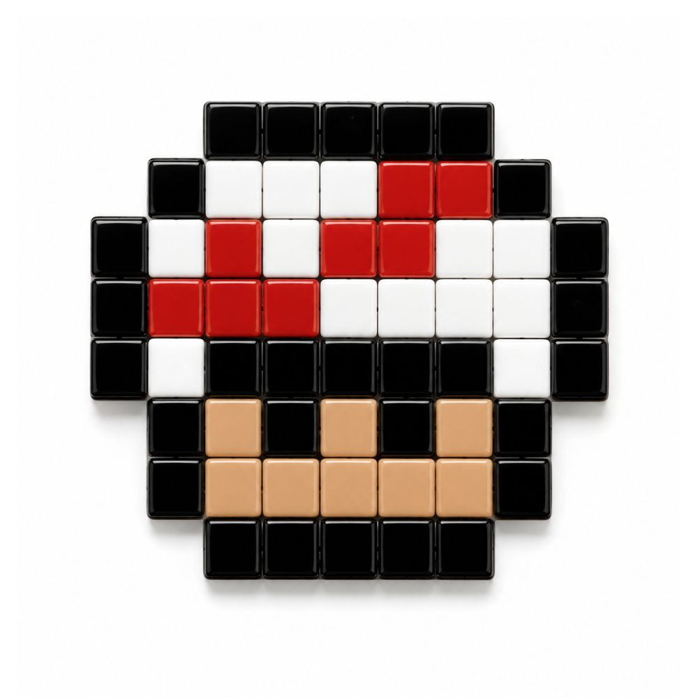 Mushy - Kit mosaïque pixel art